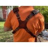 Leather harness for two cameras - 1